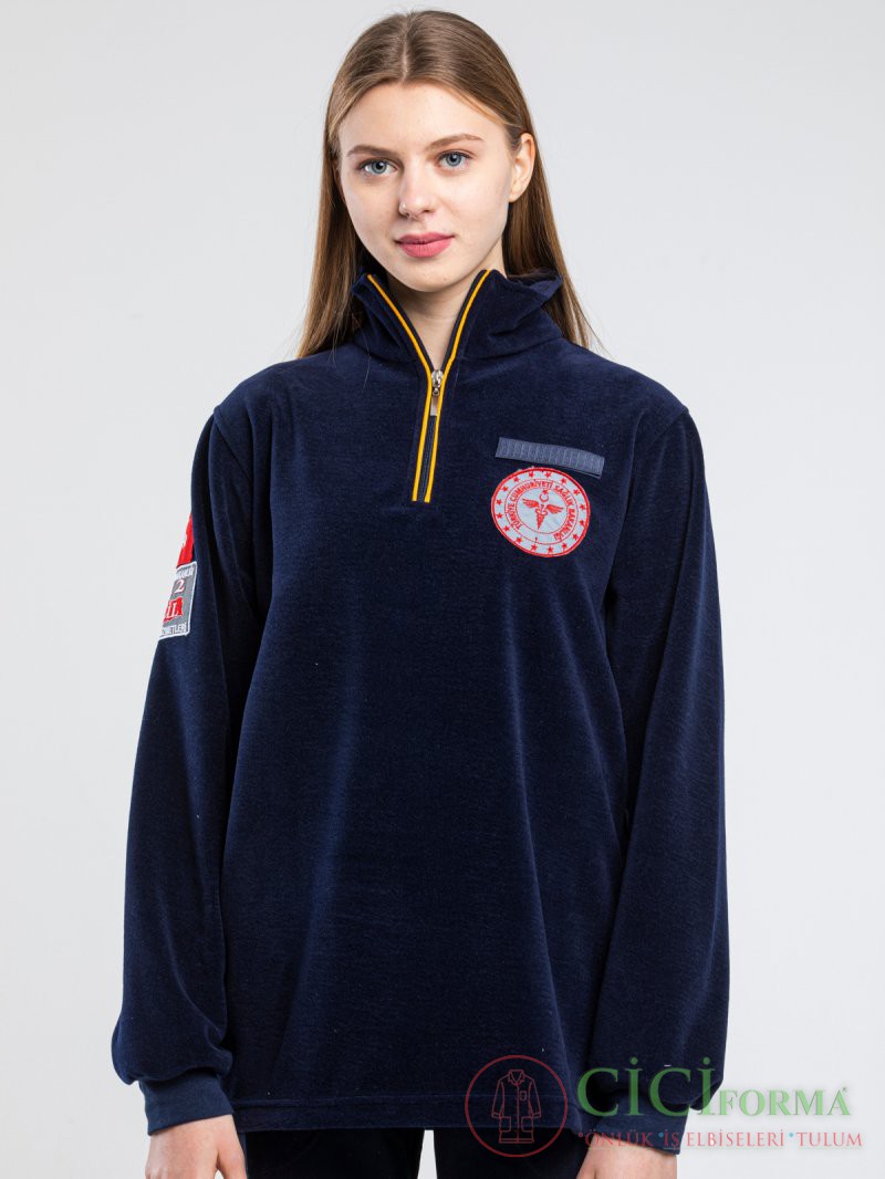 112 Acil Polar Yarım Fermuarlı 