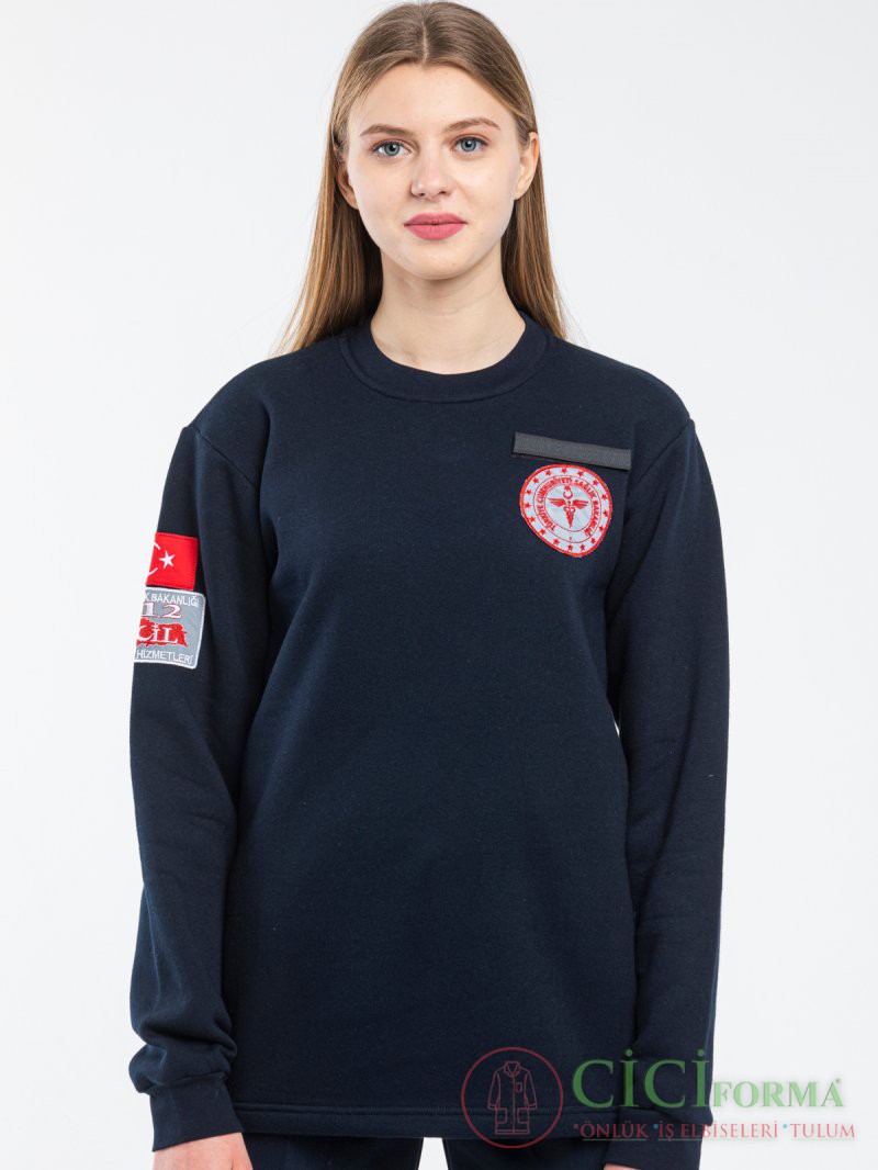 112 Acil Polar Penye Sıfır Yaka