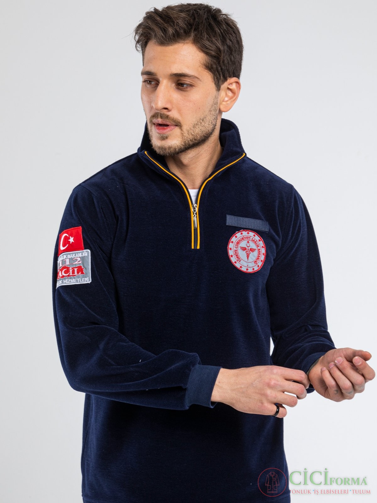 112 Acil Polar Yarım Fermuarlı 
