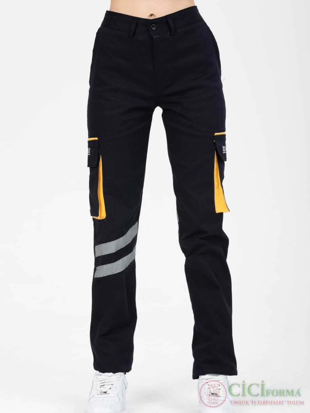 112 Acil Likralı Gabardin Pantolon